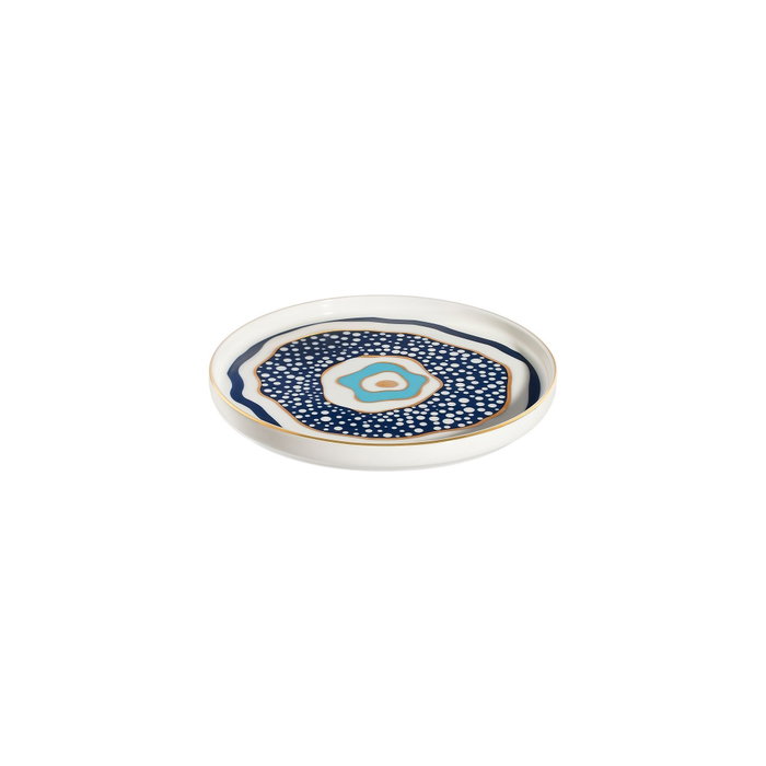 Hermia Pavo Stolt 6 TT Juego de 6 Platos de Postre Multicolor en Porcelana, 21 cm
